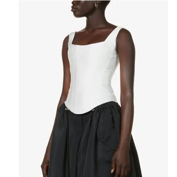 Rosie corsets satin crepe square neck corset top - Picture 13 of 13